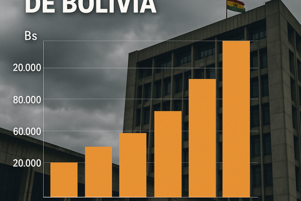 Deuda interna de Bolivia supera los Bs 128.000 millones y aumenta el riesgo de crisis monetaria